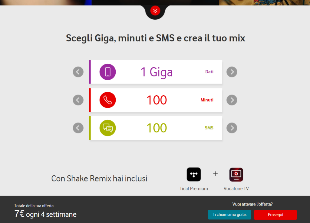 shake remix vodafone