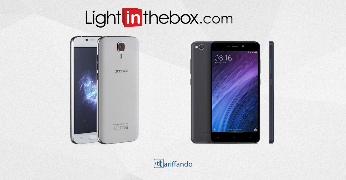 Xiaomi Redmi 4A e DOOGEE X9 Pro in offerta su Lightinthebox