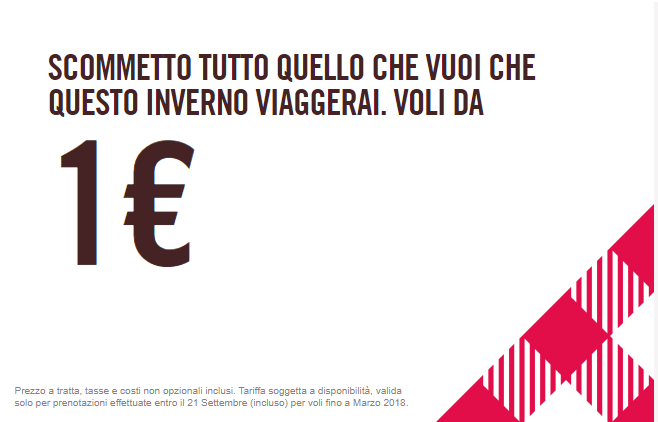 Volotea biglietti 1€