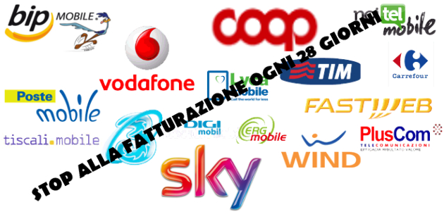 stop fatturazione ogni 28 giorni