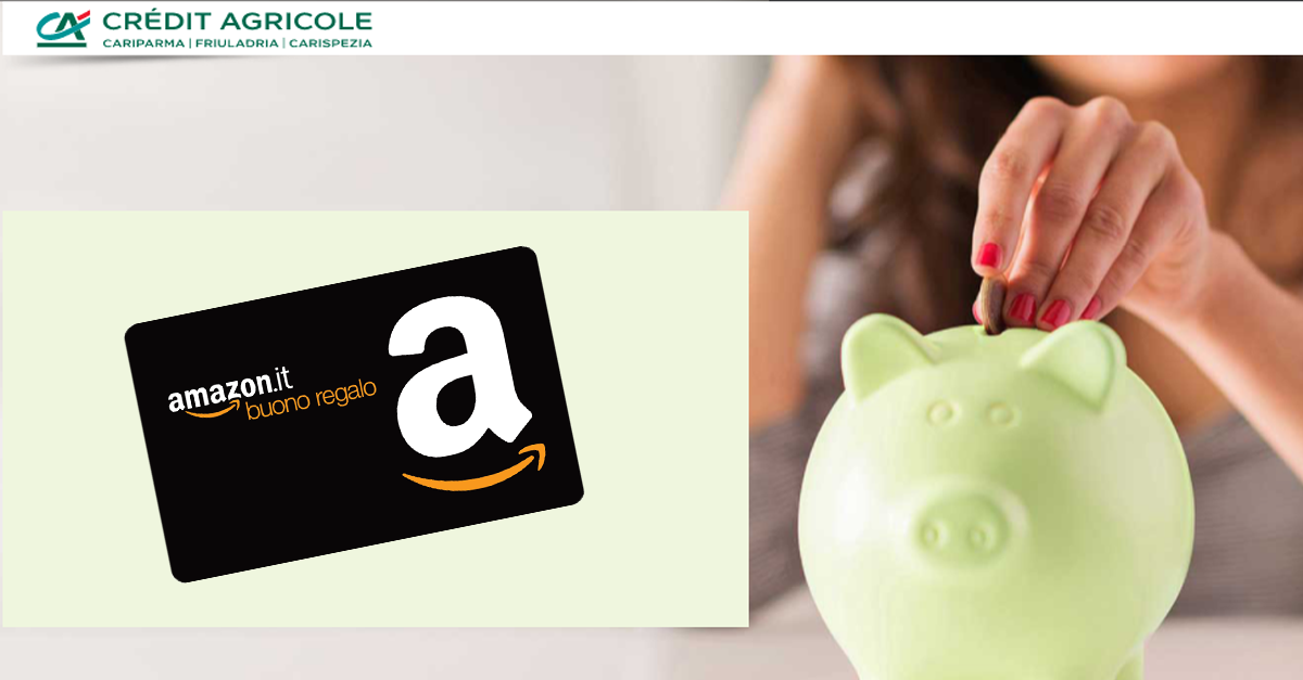 130€ di Buono Amazon in regalo con Conto Adesso di Crédit Agricole