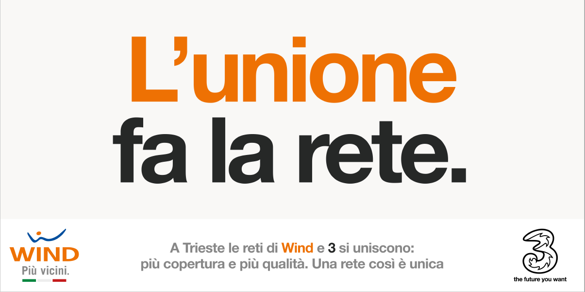 wind tre rete unica trieste