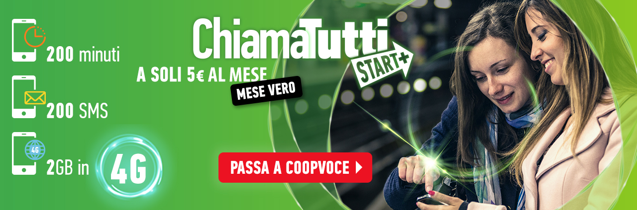 coopvoce chiama tutti start+