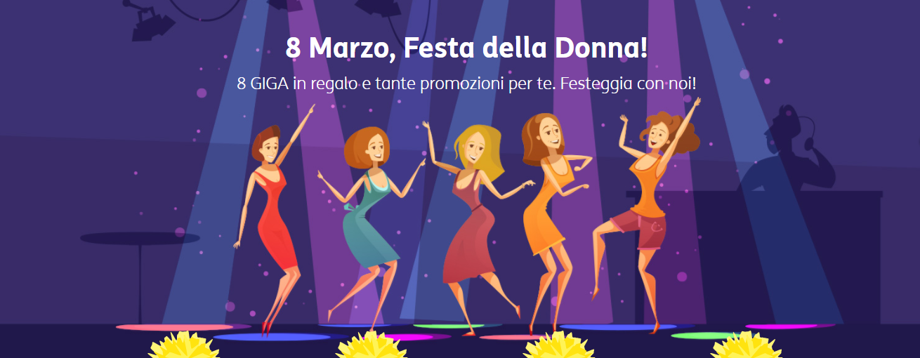TIM Festa della Donna: 8GB GRATIS a tutti e tanto altro!