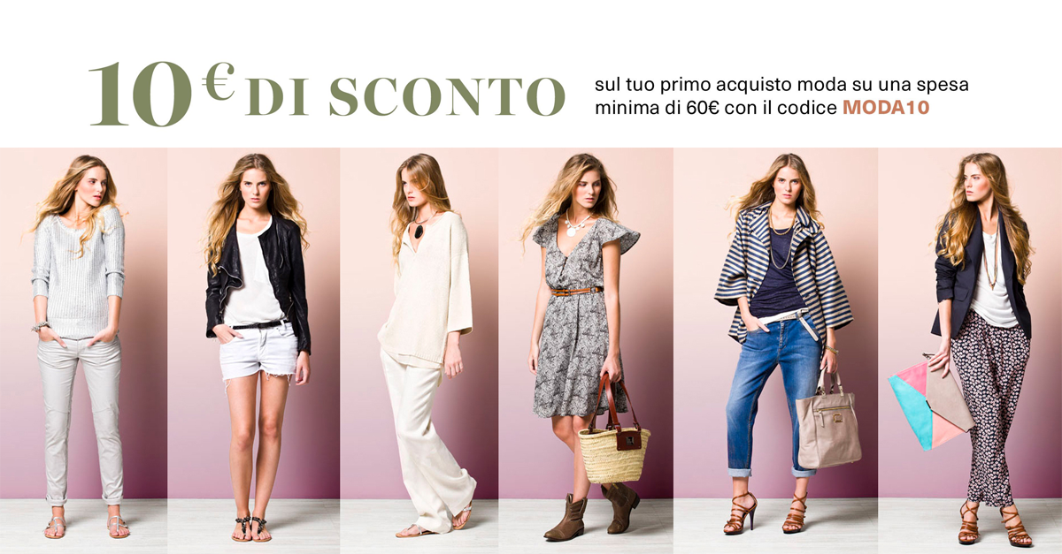 Amazon: 10€ GRATIS su tutto l’ abbigliamento!