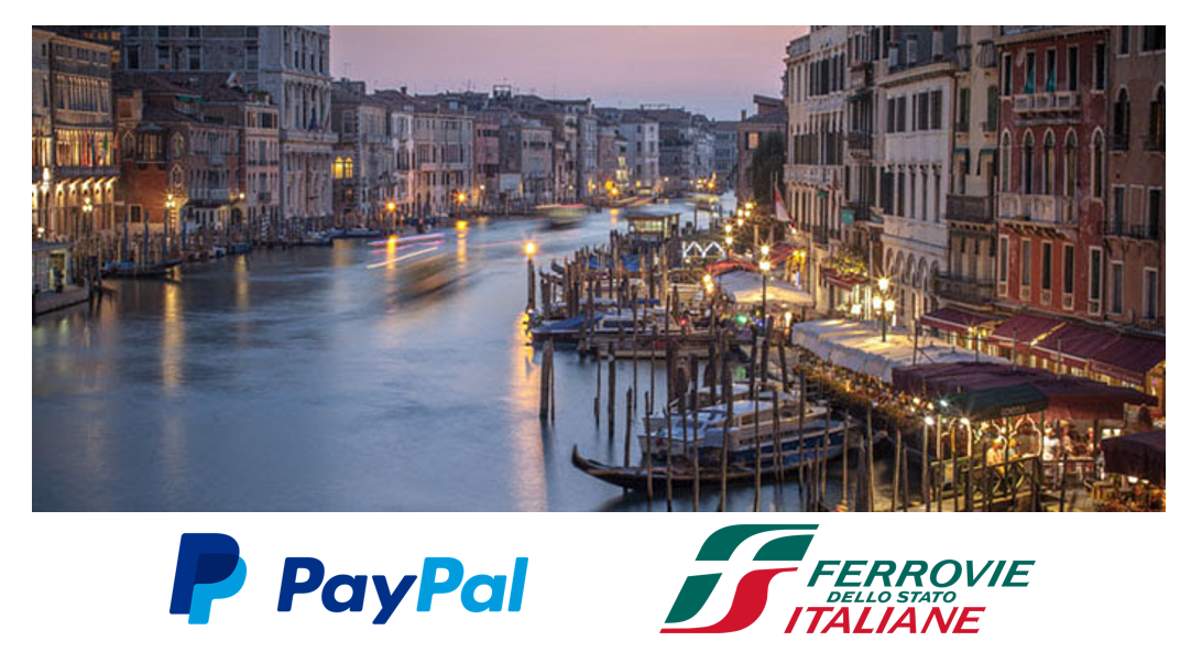 PayPal: “Viaggia in treno e risparmia”