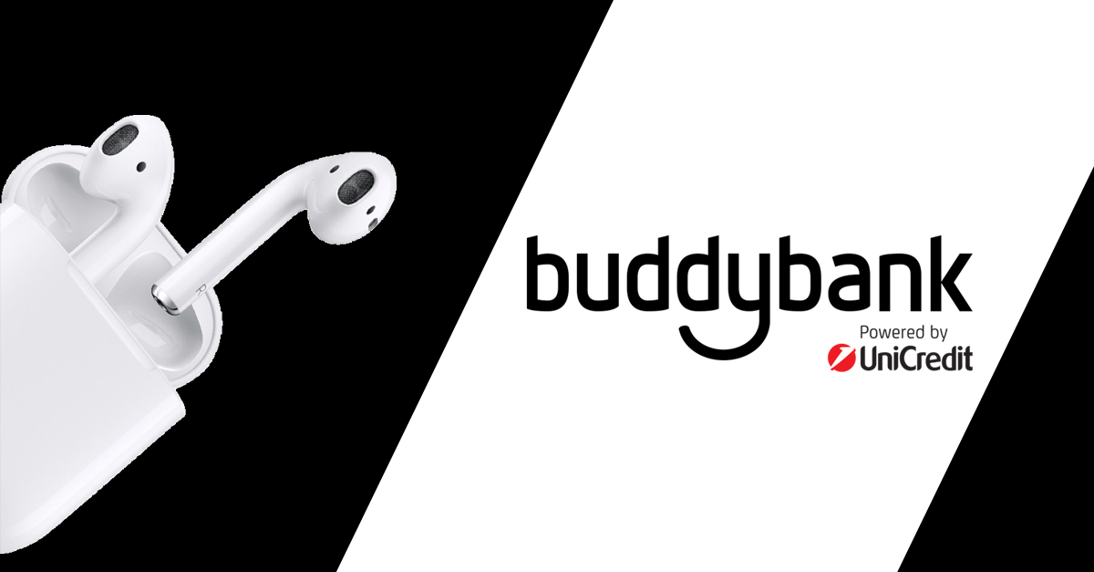 buddybank airpods gratis