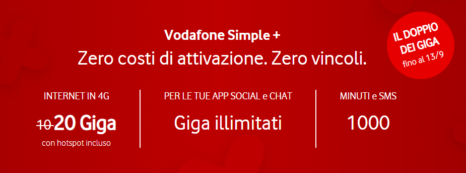 vodafone simple +