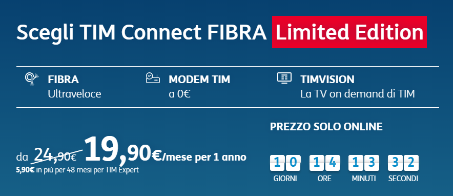 tim smart connect fibra limited edition