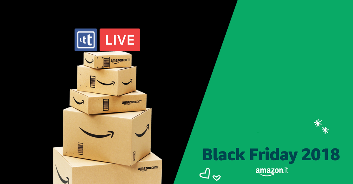 amazon black friday 2018 live offerte tariffando