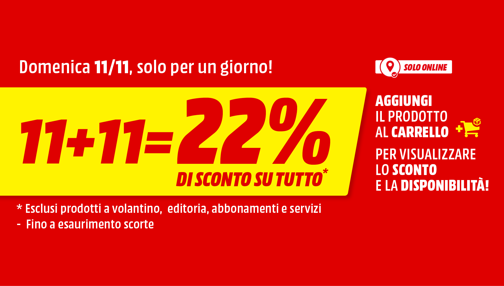 MediaWorld attacca Unieuro: -22% su TUTTO e sito non raggiungibile
