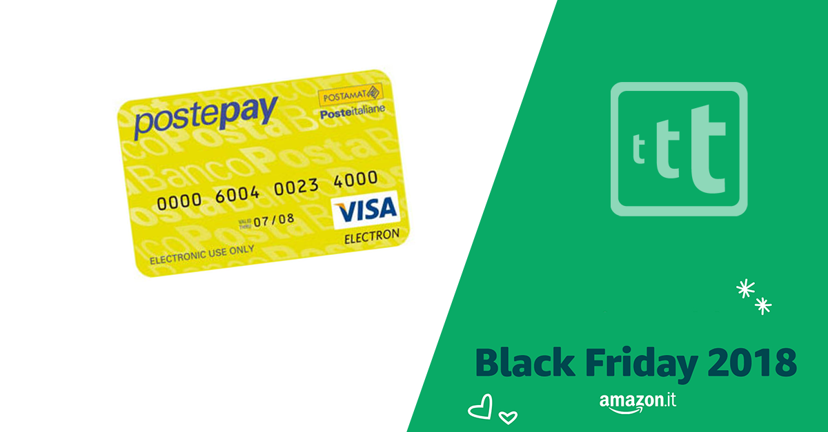 visa postepay amazon 10 gratis