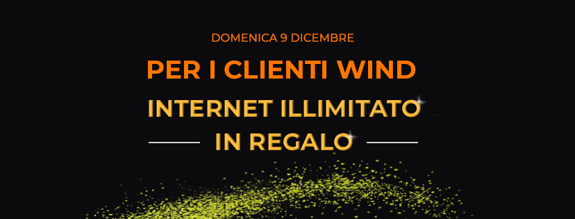 wind internet illimitato 9 dicembre