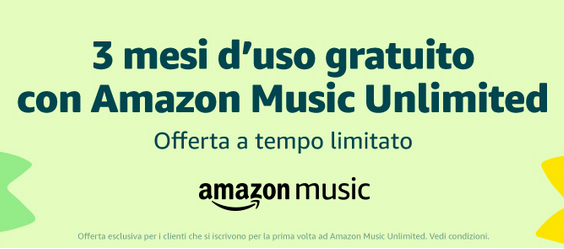 Musica gratis su Amazon: oltre 60 Milioni di brani senza costi per 3 mesi