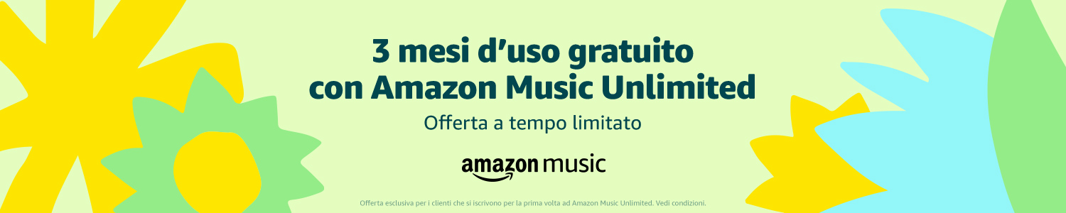 amazon music unlimited 3 mesi gratis