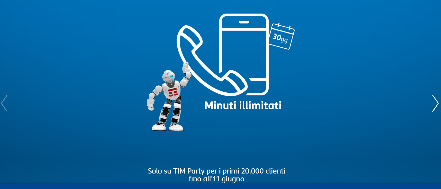 tim party minuti illimitati