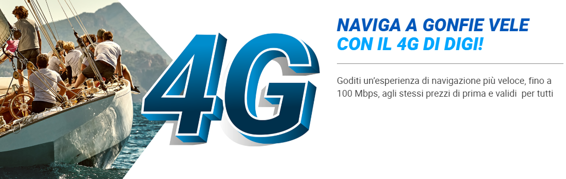 Digi Mobil Italia introduce la rete 4G