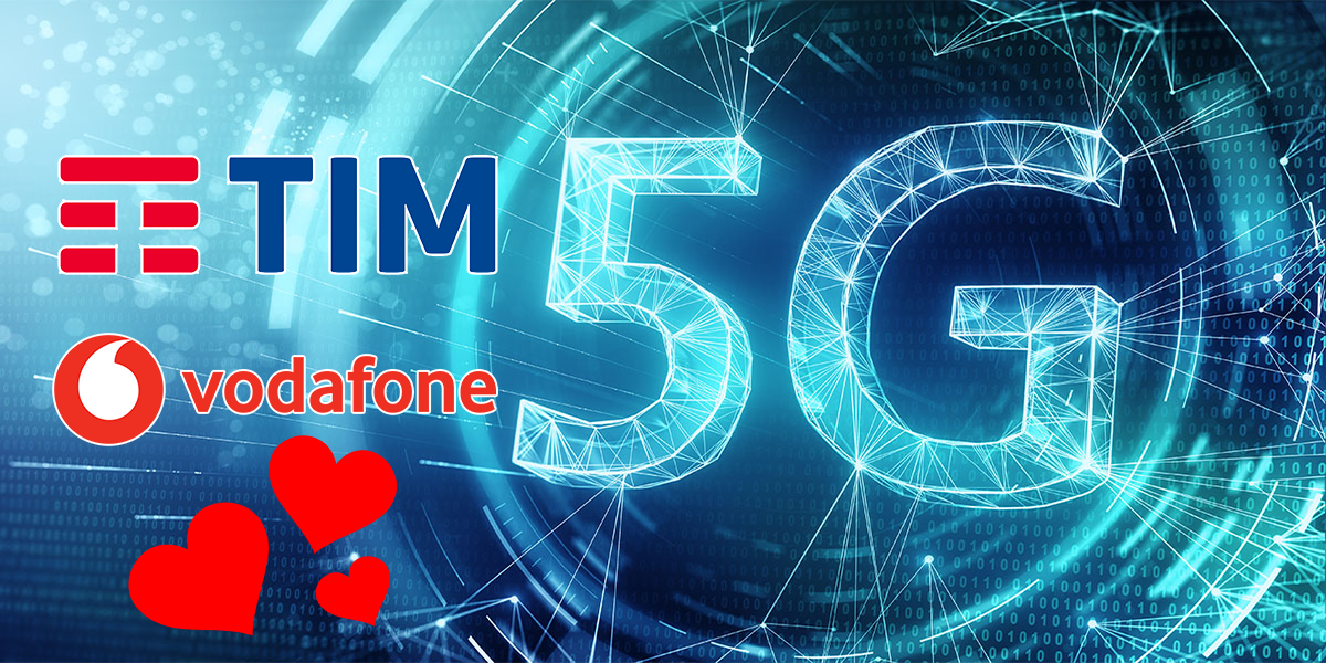 tim vodafone partnership reti 5g