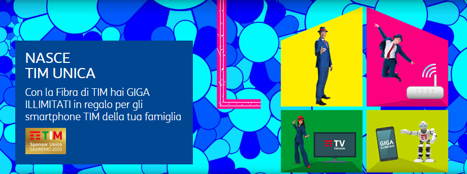 Tim UNICA: Giga illimitati GRATIS per il vostro smartphone ai clienti di rete fissa