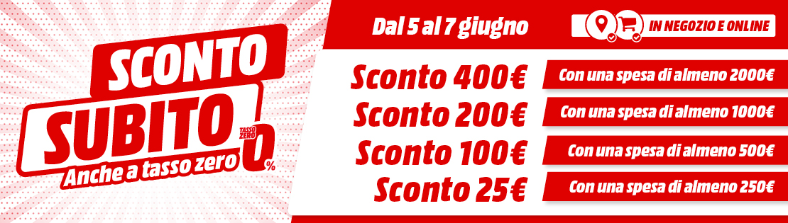 media world sconto subito