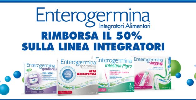 Enterogermina: acquista e ottieni un rimborso fino a 11 euro