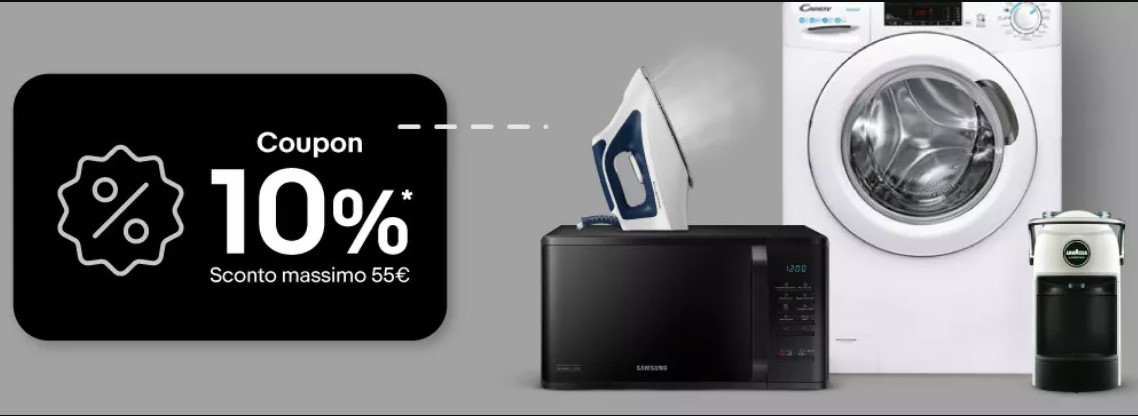 eBay, codice sconto speciale su Casa & elettrodomestici