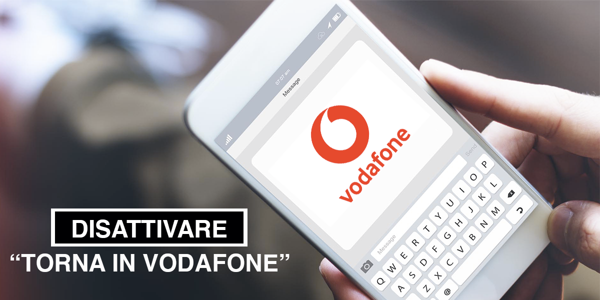 disattivare torna in vodafone sms