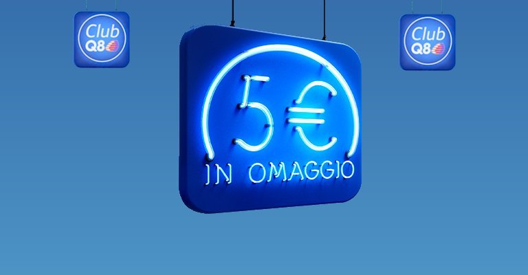 q8 5 euro gratis