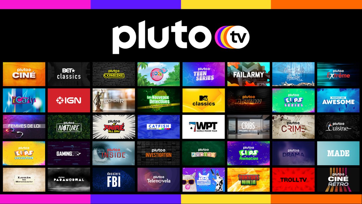 Pluto TV arriva in Italia dal 28 ottobre con 40 canali gratuiti