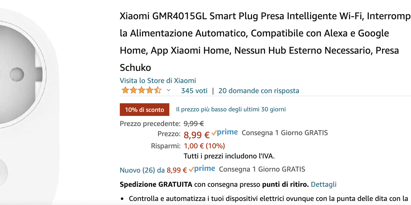 amazon sconto reale