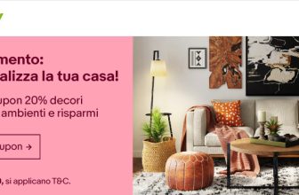 eBay, nuovo coupon su casa ed elettrodomestici del 20%