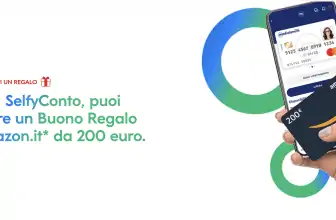 selfy conto mediolanum amazon 200