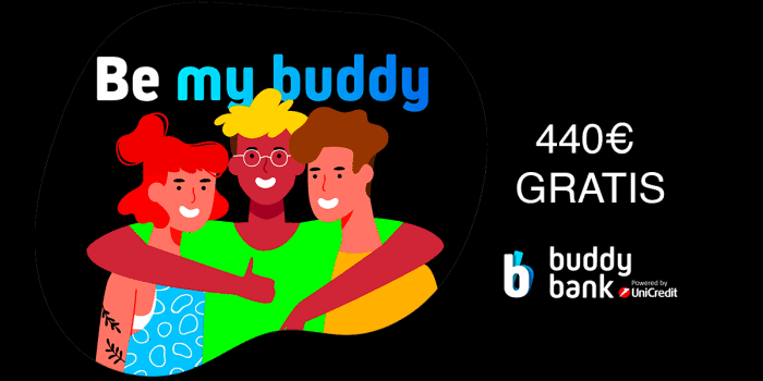 buddybank promozione 40€