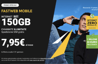 fastweb 5g 150 gennaio