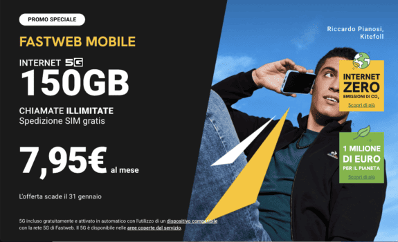 fastweb 5g 150 gennaio