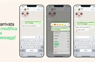 WhatsApp, da oggi modifica dei messaggi in Italia e annunciati i canali