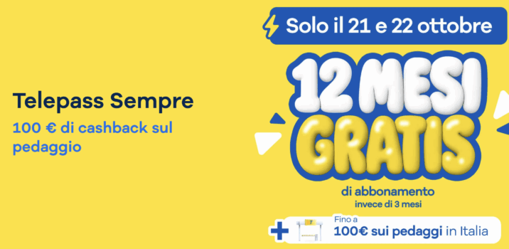 telepass promozione