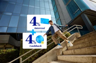 BBVA 4% di rendimento + 4% cashback