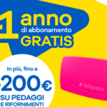 Telepass, 1 anno GRATIS e -200€ su rifornimenti e pedaggi