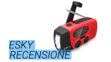 Esky ES-CR01: la radio/torcia a manovella (e non solo)