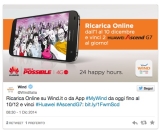 Wind: ricarica online e vinci Huawei Ascend G7