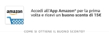 Amazon: 15€ GRATIS a chi usa l’app per la prima volta