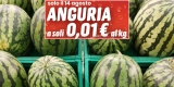 Eurospin: angurie a 0,01€ al Kg il 14 Agosto