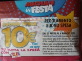 Buono spesa Auchan: 10€ di sconto su tutta la spesa