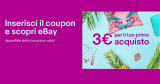 eBay: 3€ in regalo a tutti i nuovi account!