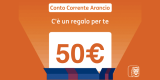 ING regala un buono Amazon fino a 50€ con Conto Corrente Arancio