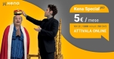 Kena Special Più offre 1000 minuti, 50 SMS e 10GB a 5€