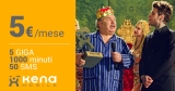 Kena Special offre 1000 minuti, 50 SMS e 5GB a 5€ ed è attivabile da tutti!