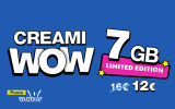 Poste Mobile: Creami WOW 7 GB scontata a 12€