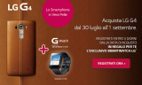 LG G4 ti regala un LG G watch fino a settembre